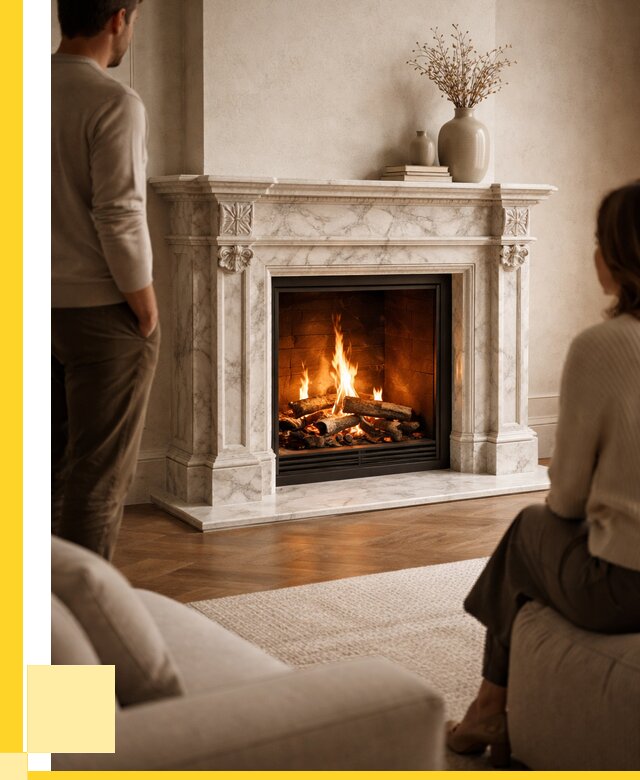 Мраморные камины под ключ в Кирове от 254125 р. | ЭриданКро