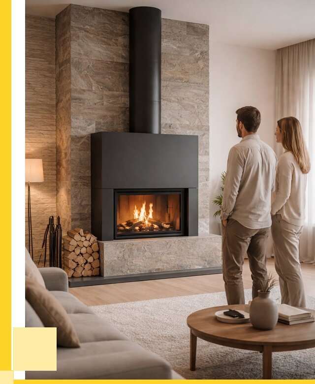 Закрытые камины под ключ в Кирове от 121980 р., ЭриданКро