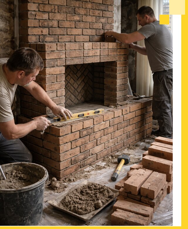 Изготовление и установка кирпичных каминов в Кирове