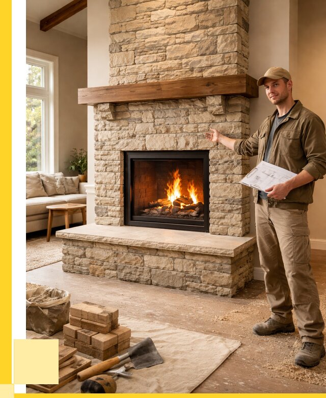 Камины под ключ в Кирове от 182970 р. | ЭриданКро — установка