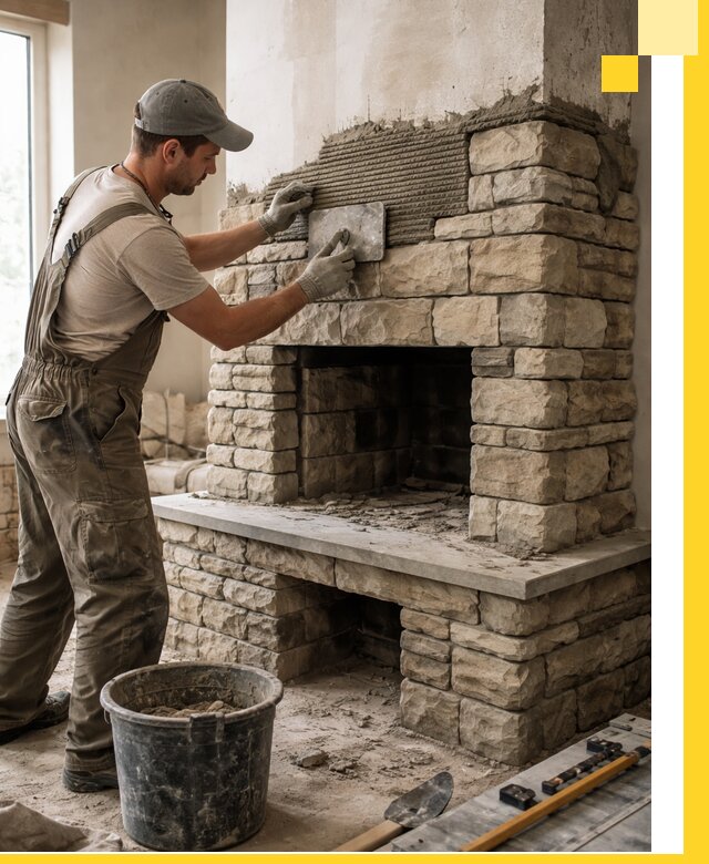 Строительство каминов под ключ в Кирове от проектирования до монтажа