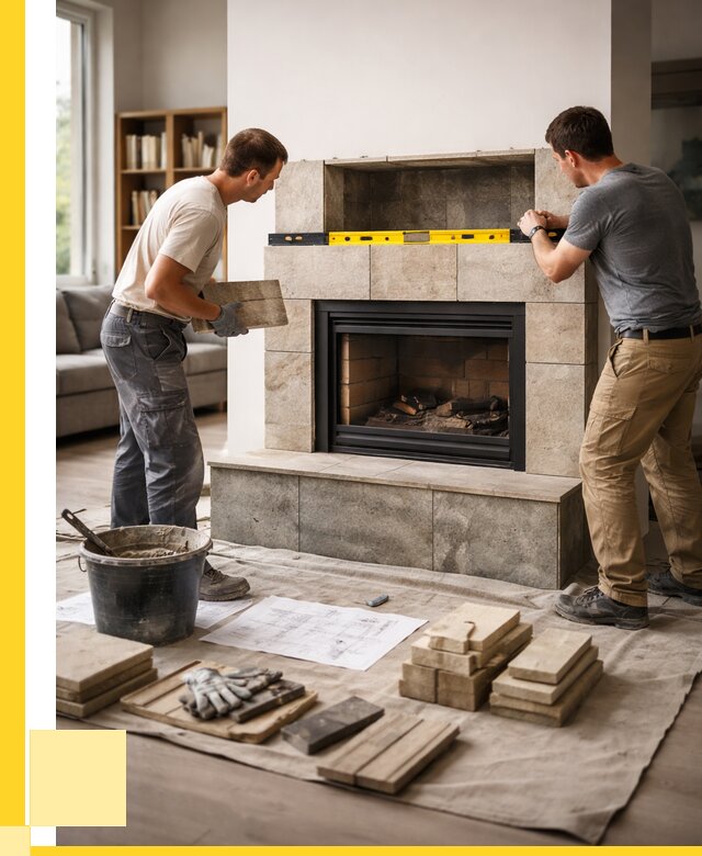 Монтаж каминов и установка в Кирове от 45743 р. | ЭриданКро