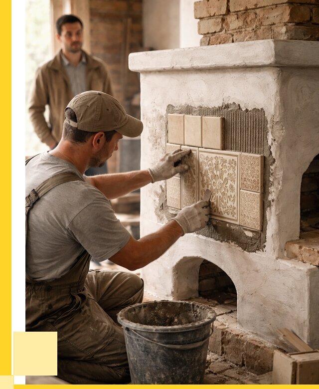 Отделка печей и банных печей в Кирове от 35578 р. | ЭриданКро