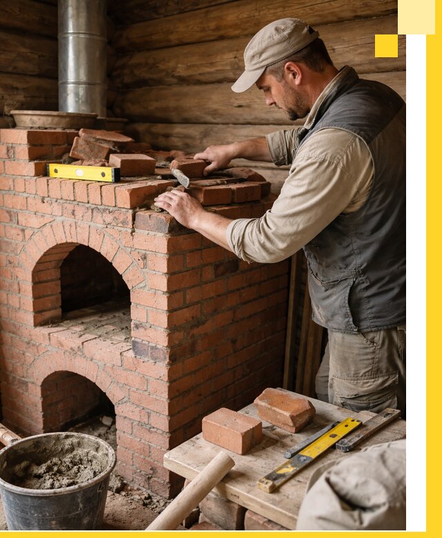 Изготовление и установка русских печей в Кирове под ключ