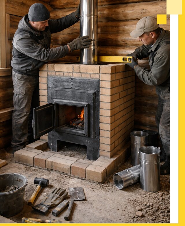 Проектирование, изготовление и установка банных печей в Кирове