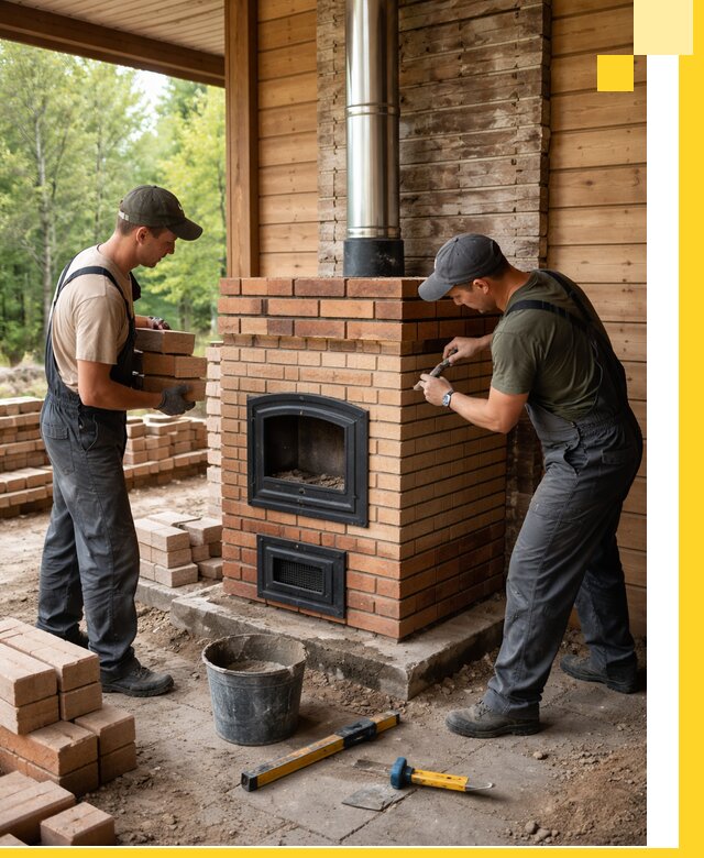 Производство и установка дачных печей под ключ в Кирове