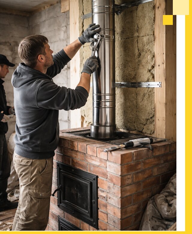 Изготовление и монтаж печей и дымоходов под ключ в Кирове
