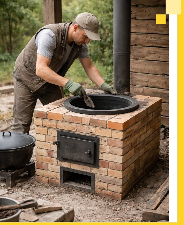 Изготовление и установка печей для казана в Кирове под ключ