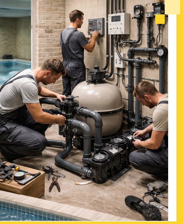 Комплексное оборудование для бассейнов под ключ в Кирове