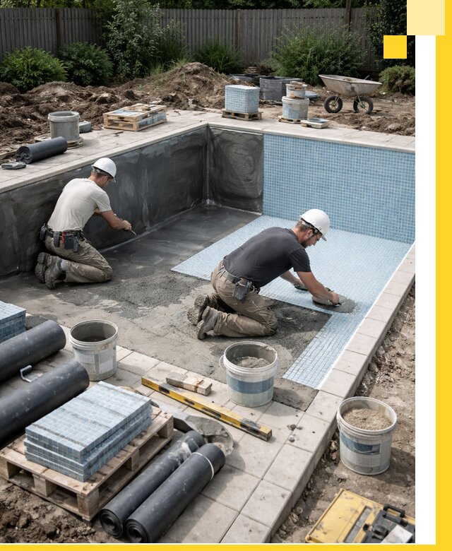 Проектирование и строительство стационарных бассейнов в Кирове