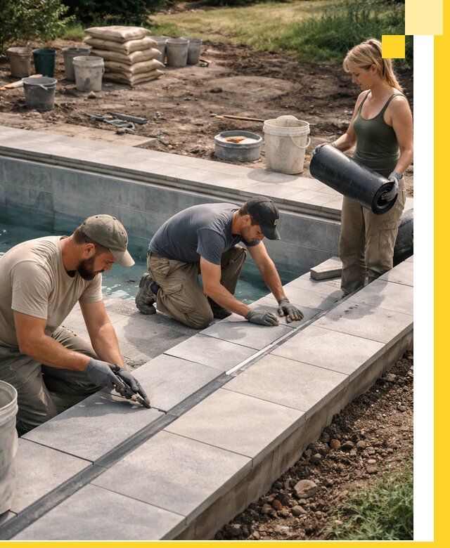 Строительство и монтаж уличных бассейнов под ключ в Кирове