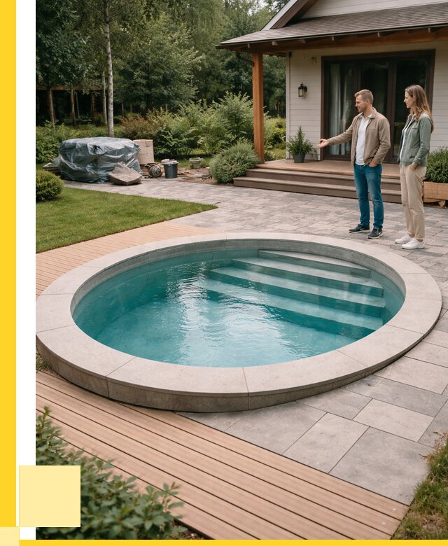 Бассейн на даче под ключ в Кирове от 203300 р., ЭриданКро