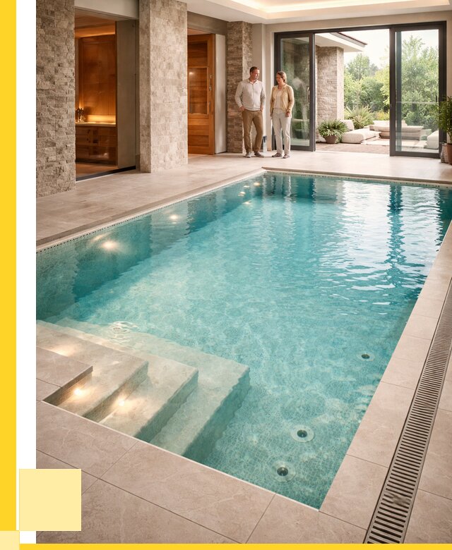 Бассейн во дворе в Кирове: проект, отделка от 1219800 р. | ЭриданКро