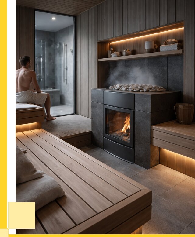 Проект сауны в частном доме в Кирове от 35578 р. | ЭриданКро