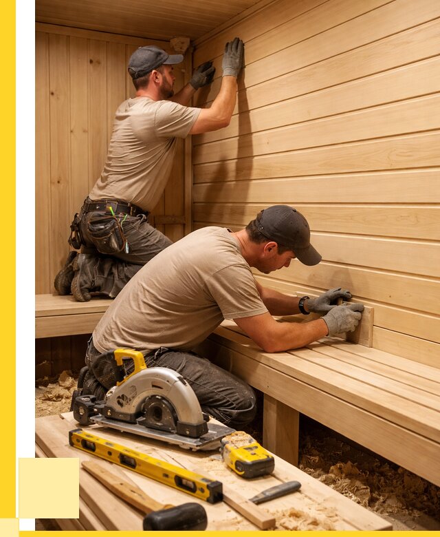 Обшивка саун вагонкой в Кирове от 2541 р. | ЭриданКро