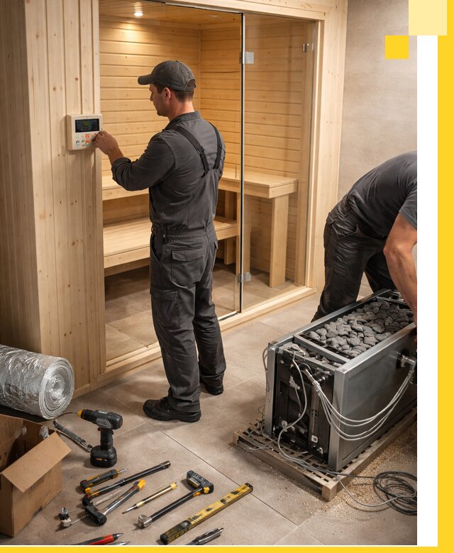 Поставка, установка и монтаж электрических саун в Кирове