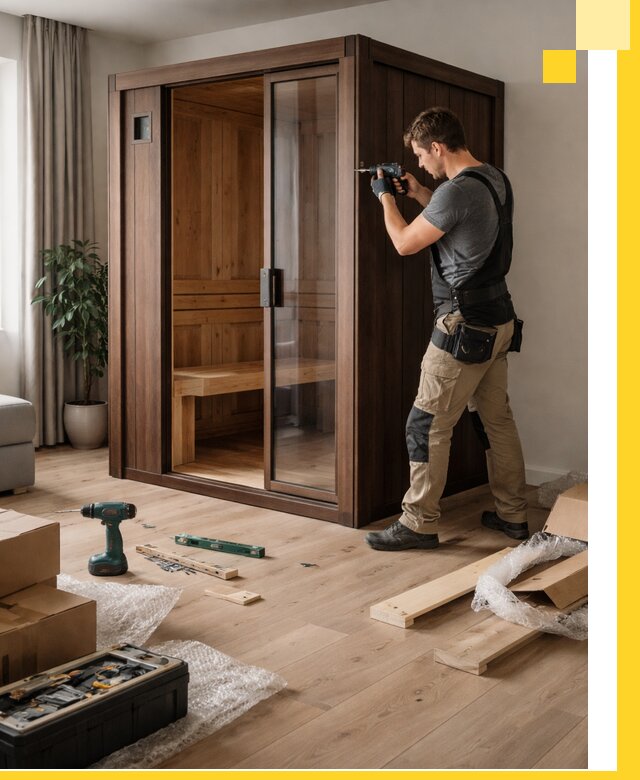 Установка и производство мини саун под ключ в Кирове