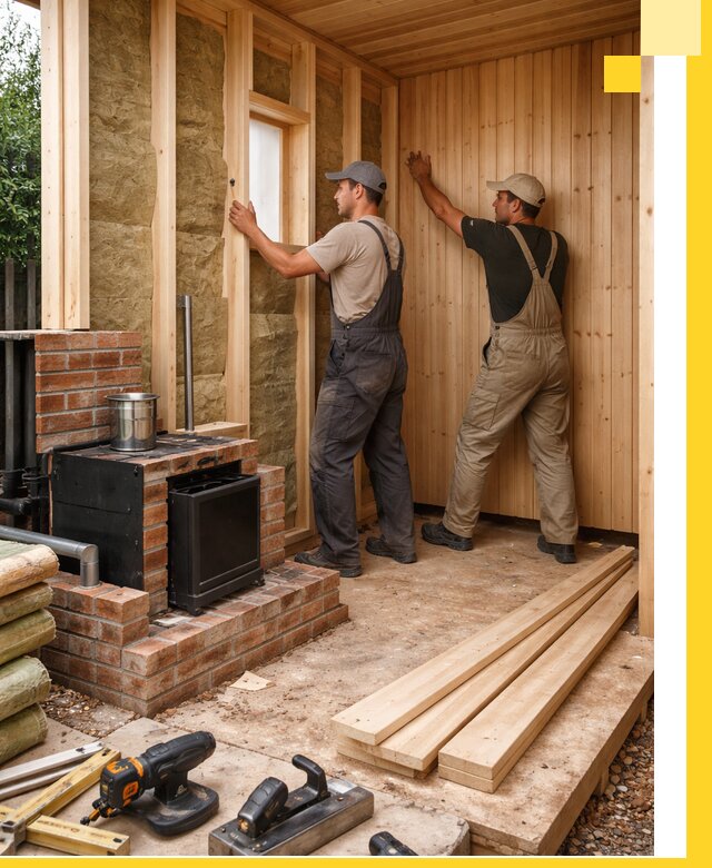 Строительство и установка дачных саун под ключ в Кирове