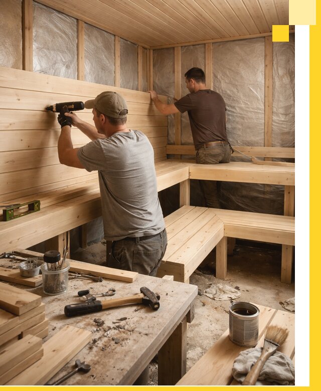 Профессиональная отделка бань и саун под ключ в Кирове