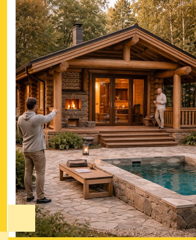 Проекты бань и хамам в Кирове от 25413 р. | ЭриданКро