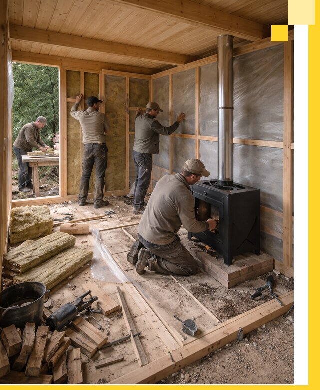 Профессиональный монтаж бань под ключ в Кирове для дома