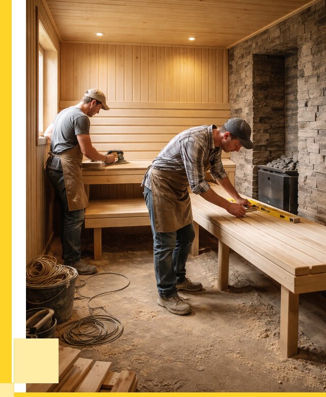 Отделка бани в Кирове: внутренняя отделка от 3050 р. | ЭриданКро