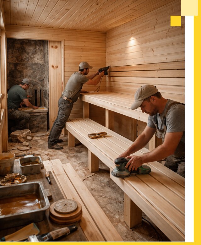 Профессиональная отделка бань в Кирове под ключ, с гарантией