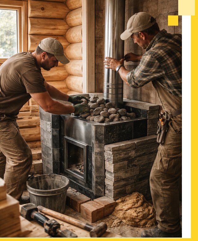 Строительство и отделка русских бань под ключ в Кирове