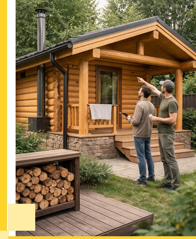 Бани для дачи под ключ в Кирове от 254125 р. | ЭриданКро