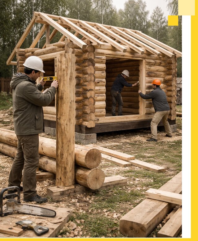 Строительство бань для дачи под ключ в Кирове с доставкой и монтажом