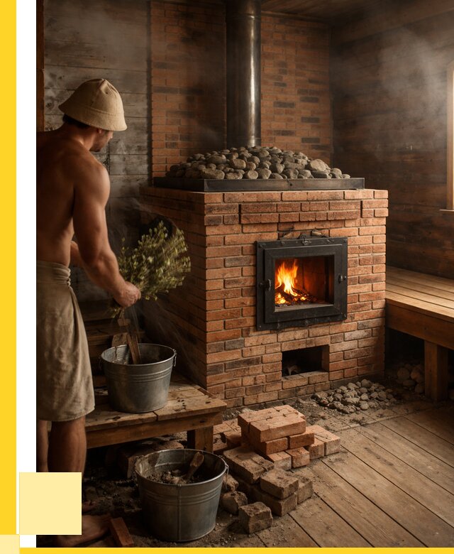 Кирпичные банные печи в Кирове от 91485 р. | ЭриданКро