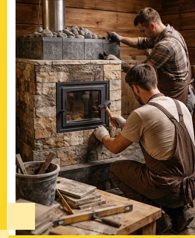 Облицовка банной печи в Кирове от 15248 р. | ЭриданКро