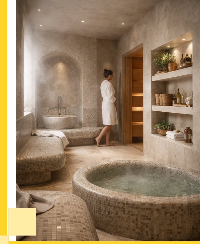 Строительство бани с хамамом в Кирове от 762375 р. | ЭриданКро