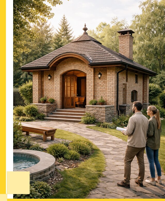 Проект кирпичной бани в Кирове от 30495 р. | ЭриданКро