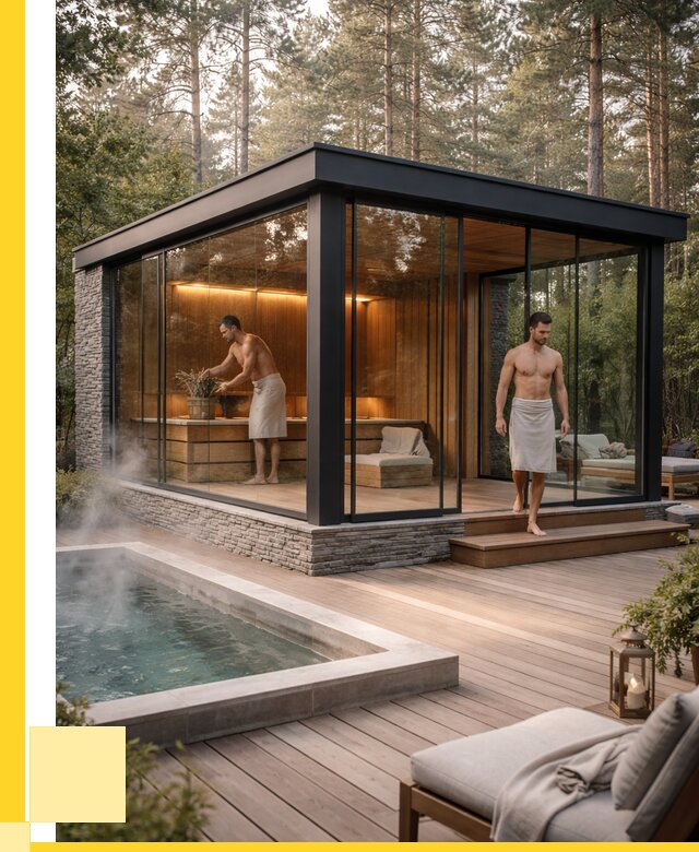 Стеклянные бани и двери в Кирове от 457425 р. | ЭриданКро