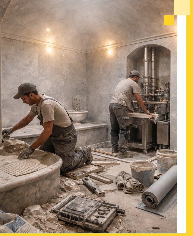 Строительство турецких бань хаммам под ключ в Кирове