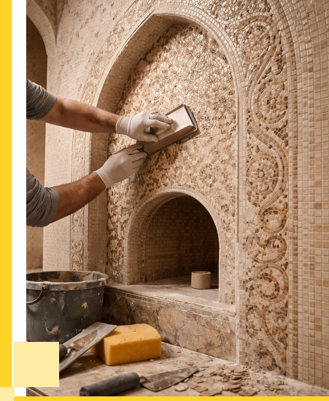 Мозаика для хамама в Кирове под ключ от 5083 р. | ЭриданКро