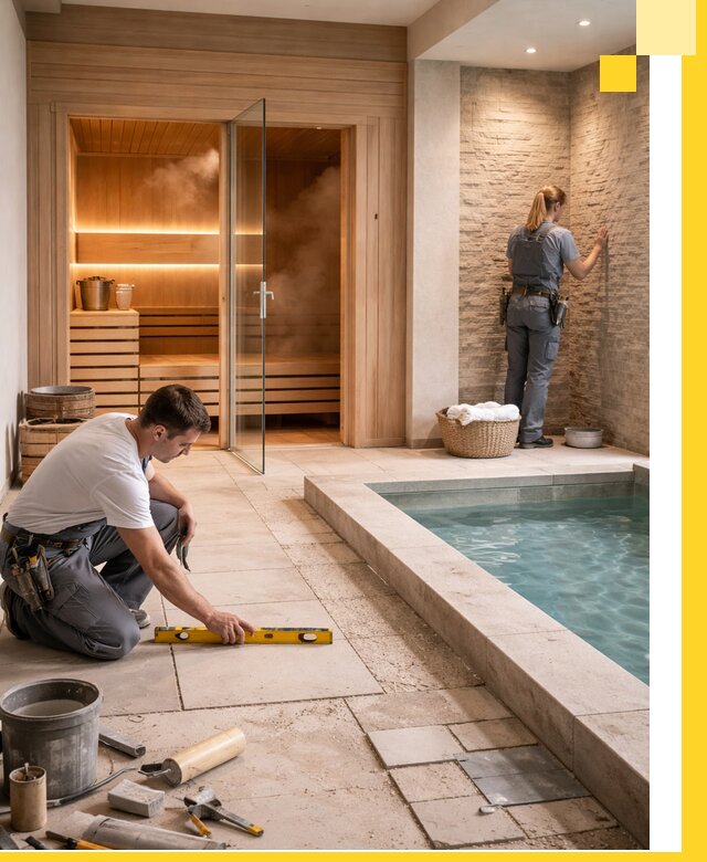 Комплексный дизайн и отделка интерьеров SPA под ключ в Кирове